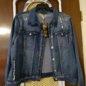 Plus denim jacket